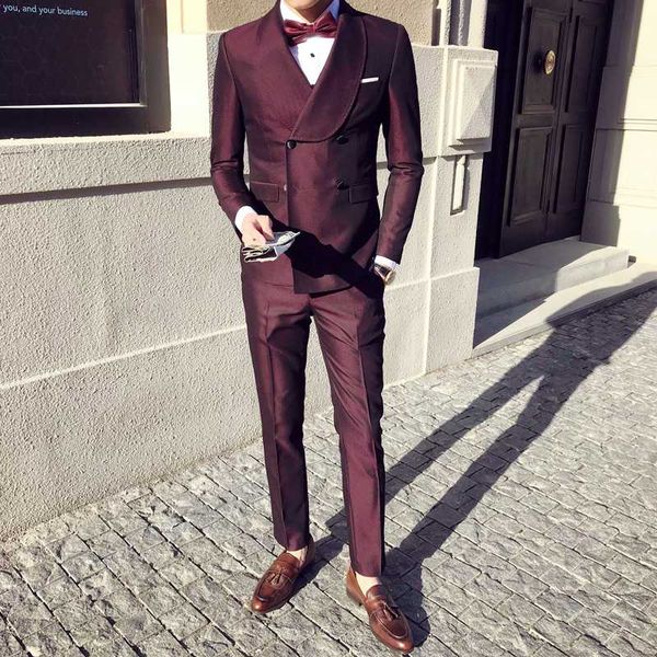 fashion male blazers men suits wedding slim fit groom party business formal tuxedo compere jacket+vest+pants suits, White;black
fashion male blazers men suits wedding slim fit groom party business formal tuxedo compere jacket+vest+pants suits, White;black