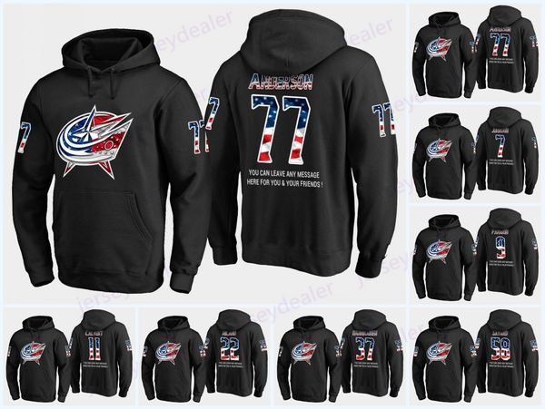 Custom Mens Columbus Blue Jacket USA Flag Black Hoodie Jerseys 77 Josh Anderson 17 Brandon Dubinsky 91 Anthony Hockey Hoodies Sweatshirts
Custom Mens Columbus Blue Jacket USA Flag Black Hoodie Jerseys 77 Josh Anderson 17 Brandon Dubinsky 91 Anthony Hockey Hoodies Sweatshirts