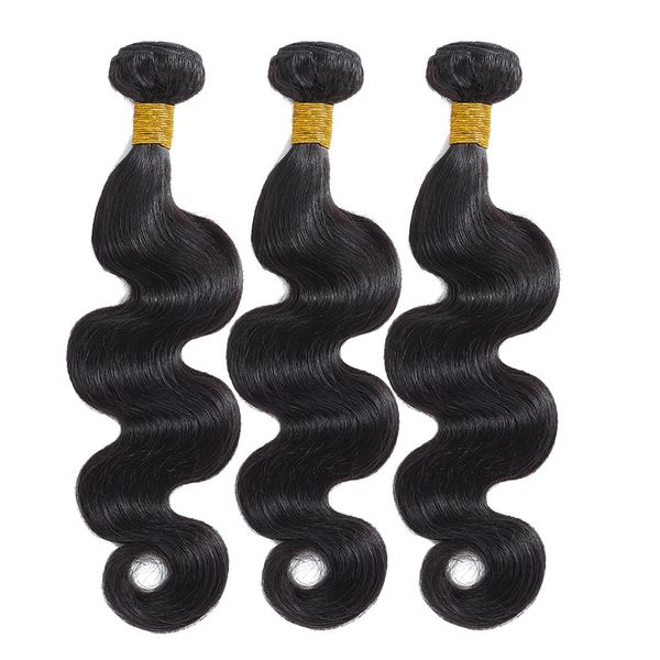 brazilian hair body wave human hair weave bundles remy hair natural color 1 bundle deals double machine weft, Black
brazilian hair body wave human hair weave bundles remy hair natural color 1 bundle deals double machine weft, Black