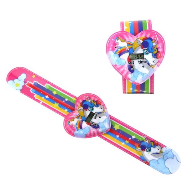 fast 10pcs unicorn watch children's watch carton rainbow unicorns animal kids girls led slap watches wristwatches gift mfzdq, Blue
fast 10pcs unicorn watch children's watch carton rainbow unicorns animal kids girls led slap watches wristwatches gift mfzdq, Blue