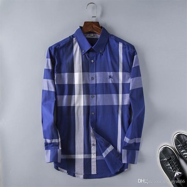 2019 selling camisa masculina casual plaid shirt men spring summer cotton slim long sleeve men shirts loose big size camisa s-3xl d015, White;black
2019 selling camisa masculina casual plaid shirt men spring summer cotton slim long sleeve men shirts loose big size camisa s-3xl d015, White;black