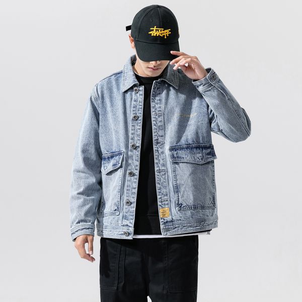 2020 new fashion men plus size m-5xl denim jacket big poacket design blue hip hop jackets men denim punk coats biker jackets, Black;brown
2020 new fashion men plus size m-5xl denim jacket big poacket design blue hip hop jackets men denim punk coats biker jackets, Black;brown