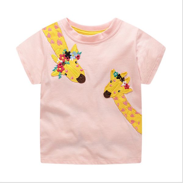 children girls cotton tees jersey clothing for 2-7t baby girl t shirts with applique giraffe cute t shirt girls clothing, Blue
children girls cotton tees jersey clothing for 2-7t baby girl t shirts with applique giraffe cute t shirt girls clothing, Blue