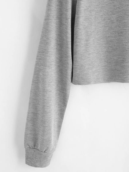 womens long sleeve o neck short paragraph high waist slim wild solid sweatshirt pullover roupas feminina, White
womens long sleeve o neck short paragraph high waist slim wild solid sweatshirt pullover roupas feminina, White