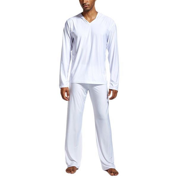 new men's nightshirts pajamas with hooded pure colour home suit soft silk fabric yoga men sleepwear suits with caps black, Black;brown
new men's nightshirts pajamas with hooded pure colour home suit soft silk fabric yoga men sleepwear suits with caps black, Black;brown