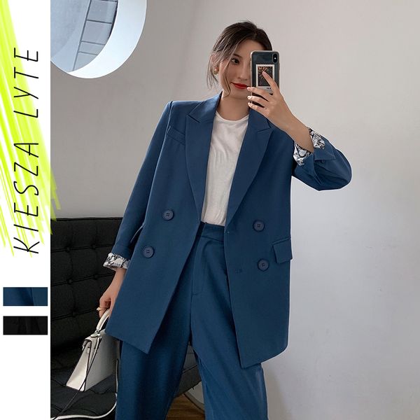 2020 runway women's blazer suit fashion office ladies uniform pant suits 2 piece sets costume femme high street, White;black
2020 runway women's blazer suit fashion office ladies uniform pant suits 2 piece sets costume femme high street, White;black