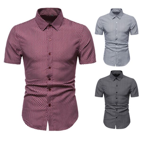 men's shirt short sleeve 2020 summer new fitted lapel shirt small square print male european size half sleeve ys076, White;black
men's shirt short sleeve 2020 summer new fitted lapel shirt small square print male european size half sleeve ys076, White;black