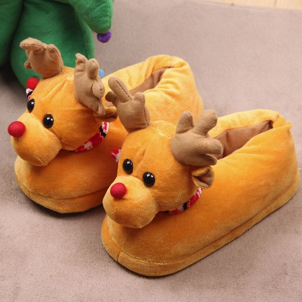 couple chirstmas slippers cartoon elk home indoor warm plush shoes flats women men christmas gift shoes cute xmas cotton slipper, Black
couple chirstmas slippers cartoon elk home indoor warm plush shoes flats women men christmas gift shoes cute xmas cotton slipper, Black