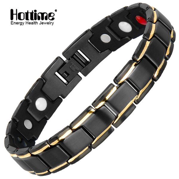 ime luxury fashion health energy bracelet bangle men 316l stainless steel bio magnetic bracelets black & golden jewelry, Golden;silver
ime luxury fashion health energy bracelet bangle men 316l stainless steel bio magnetic bracelets black & golden jewelry, Golden;silver