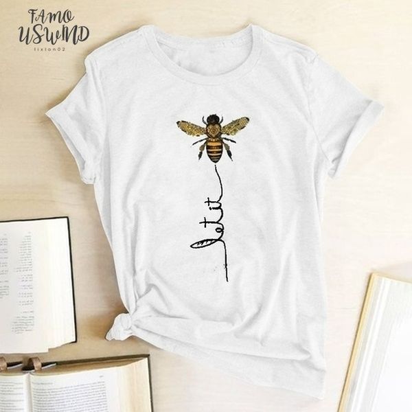 women bee kind t shirt aesthetics graphic short sleeve cotton polyester t shirts female camisetas verano mujer 2020, White
women bee kind t shirt aesthetics graphic short sleeve cotton polyester t shirts female camisetas verano mujer 2020, White
