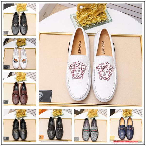 newst mix 22 model handmade loafers high leather mens wedding shoes gift printed brown blue size 38-45 with box, Black
newst mix 22 model handmade loafers high leather mens wedding shoes gift printed brown blue size 38-45 with box, Black