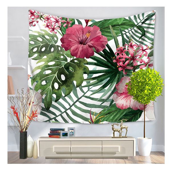

beautiful tropical plants wall tapestry home decorations wall hanging tapestries for living room bedroom bohemian beach mat