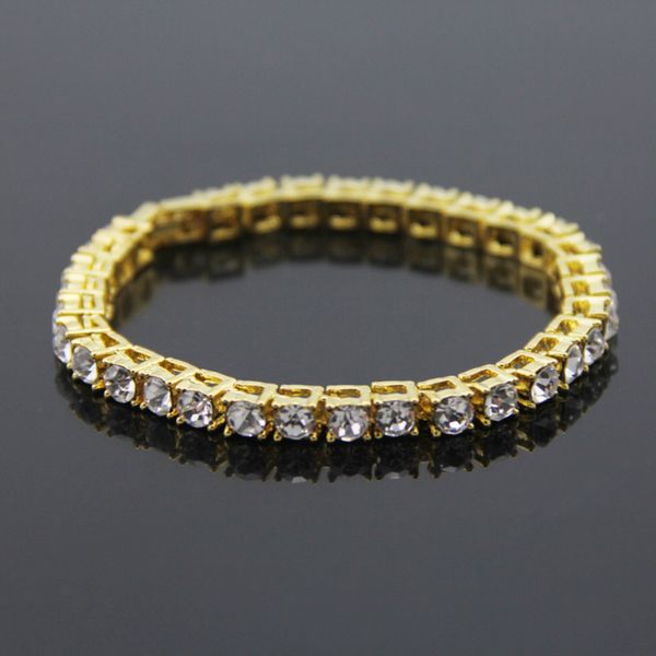 mens hip hop diamond bracelet gold plated bling bling 1 row iced out cz bracelets fashion, Black
mens hip hop diamond bracelet gold plated bling bling 1 row iced out cz bracelets fashion, Black
