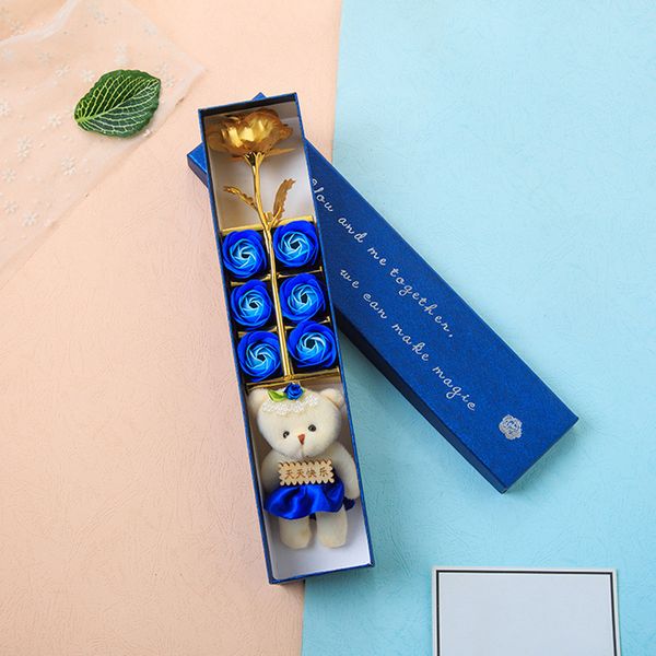 artificial soaps flowers with bear and simulation gold rose set valentine day gift for lover couple wedding party favor
artificial soaps flowers with bear and simulation gold rose set valentine day gift for lover couple wedding party favor