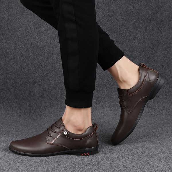 man's business shoes genuine cow leather moccasins comfortable formal shoes male driving walking casual footwear 2019, Black
man's business shoes genuine cow leather moccasins comfortable formal shoes male driving walking casual footwear 2019, Black