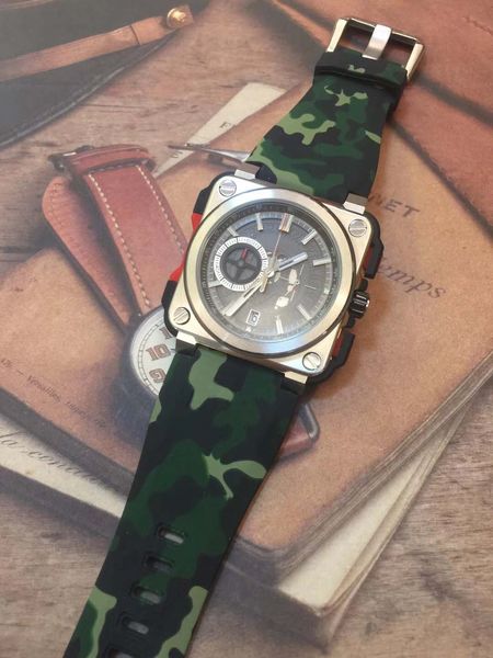 bellross outdoor aviation skeleton dial mens watches square stainless steel case quartz man wrist watch with camouflage green rubber strap, Slivery;brown
bellross outdoor aviation skeleton dial mens watches square stainless steel case quartz man wrist watch with camouflage green rubber strap, Slivery;brown