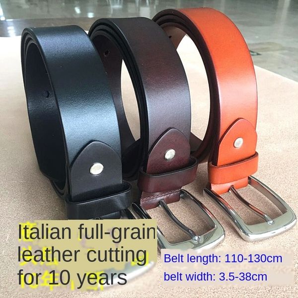 transparent genuine leather men's pin buckle fashionable casual versatile without buckle 3.5cm wide 3.8cm pin belt belt belt, Black;brown
transparent genuine leather men's pin buckle fashionable casual versatile without buckle 3.5cm wide 3.8cm pin belt belt belt, Black;brown