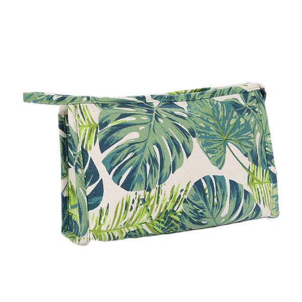 fresh wash multi shape travel practical zipper closure canvas cosmetic bag leaf print simple home fashion large capacity
fresh wash multi shape travel practical zipper closure canvas cosmetic bag leaf print simple home fashion large capacity