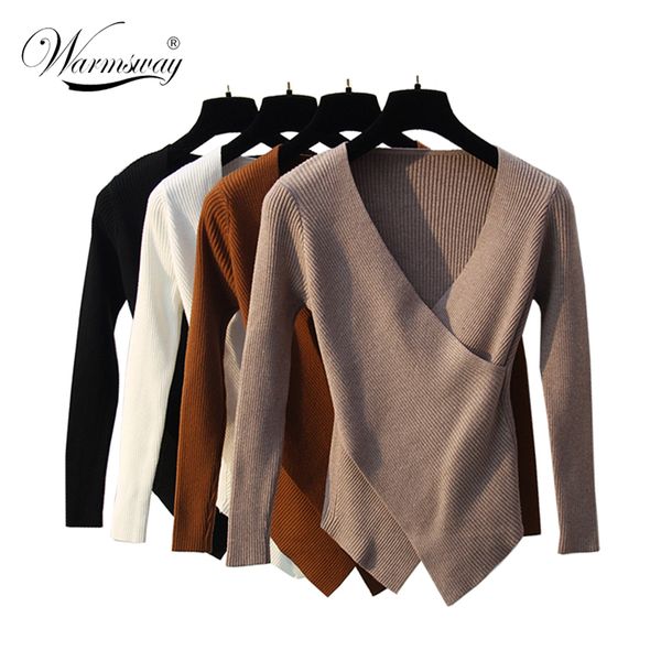 deep v-neck pullover knitted wrap front solid sweaters woman cross spring summer basic jumper c-054, White
deep v-neck pullover knitted wrap front solid sweaters woman cross spring summer basic jumper c-054, White