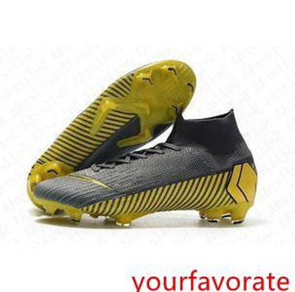 2019 new mens soccer shoes boots trainers mercurial superfly vi sg acc football boots high ankle spike socks soccer cleats grey yellow 39-46
2019 new mens soccer shoes boots trainers mercurial superfly vi sg acc football boots high ankle spike socks soccer cleats grey yellow 39-46