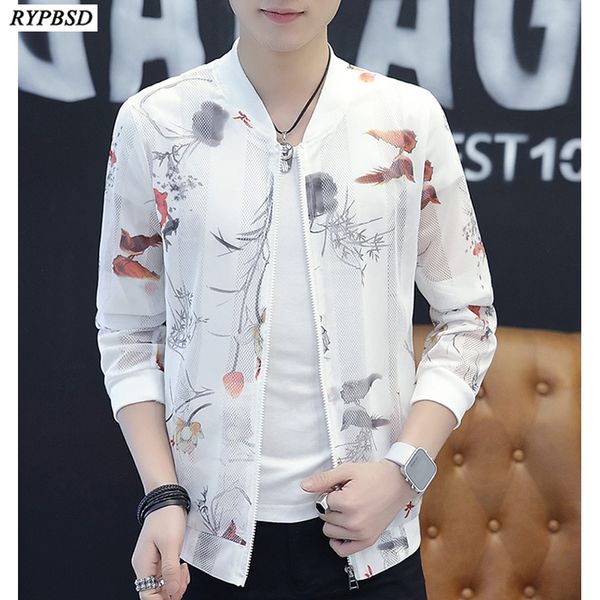 summer jacket for men new 2020 fashion casual slim fit long sleeve transparent sun protection zipper men flower bomber jacket, Black;brown
summer jacket for men new 2020 fashion casual slim fit long sleeve transparent sun protection zipper men flower bomber jacket, Black;brown