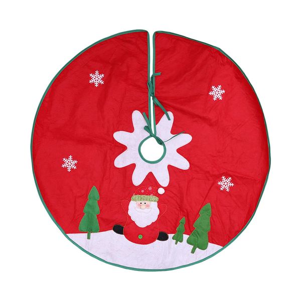 1 pc 90cm christmas tree skirt red round non-woven fabric xmas tree carpet xmas skirt for navidad party decoration
1 pc 90cm christmas tree skirt red round non-woven fabric xmas tree carpet xmas skirt for navidad party decoration