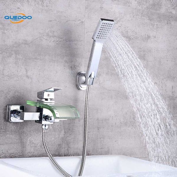 shower faucets square wall mounted waterfall glass spout bathroom bath handheld shower set tap mixer bathtub polished faucet
shower faucets square wall mounted waterfall glass spout bathroom bath handheld shower set tap mixer bathtub polished faucet