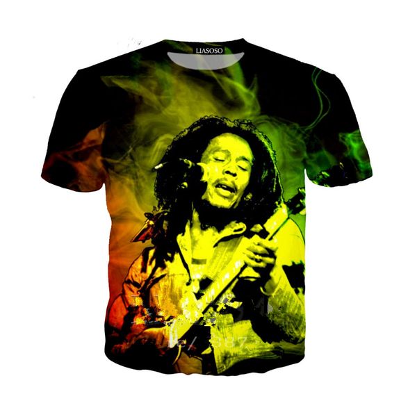 popular singer reggae bob marley t shirt men women funny 3d print summer short sleeve o neck crewneck casual a114, White;black
popular singer reggae bob marley t shirt men women funny 3d print summer short sleeve o neck crewneck casual a114, White;black