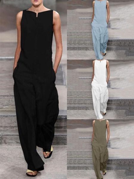 women jumpsuits solid color jumpsuits summer new 2020 casual women clothing, Black;white
women jumpsuits solid color jumpsuits summer new 2020 casual women clothing, Black;white