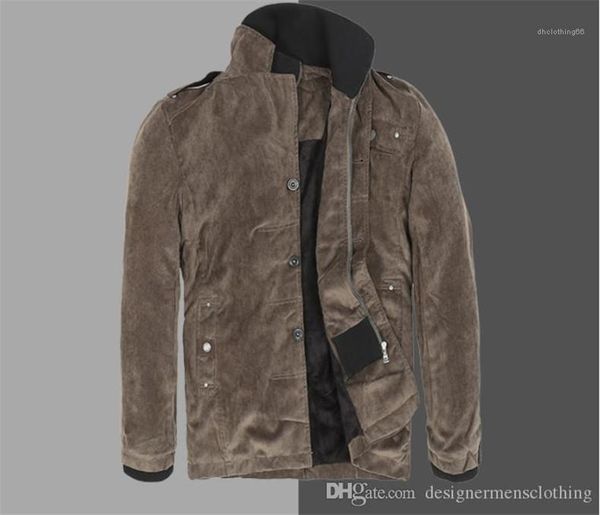 mens clothing mens winter cargo jackets solid panelled zipper fly windrunner stand collar long sleeved cotton jacket, Black;brown
mens clothing mens winter cargo jackets solid panelled zipper fly windrunner stand collar long sleeved cotton jacket, Black;brown