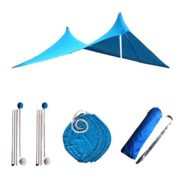 high stretch family shelter foldable portable outdoor tent with sandbag iron poles beach sun shade garden yard fishing camping
high stretch family shelter foldable portable outdoor tent with sandbag iron poles beach sun shade garden yard fishing camping