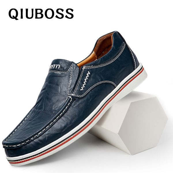 qiuboss 2018 man shoes genuine leather men casual natural leather loafers flat male shoes autumn winter footwear plus size, Black
qiuboss 2018 man shoes genuine leather men casual natural leather loafers flat male shoes autumn winter footwear plus size, Black