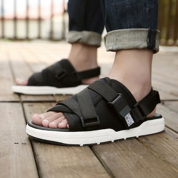 fashion solid summer men slippers rubber calceus sandals platform antiskid massage nettings slipper shoes, Black
fashion solid summer men slippers rubber calceus sandals platform antiskid massage nettings slipper shoes, Black