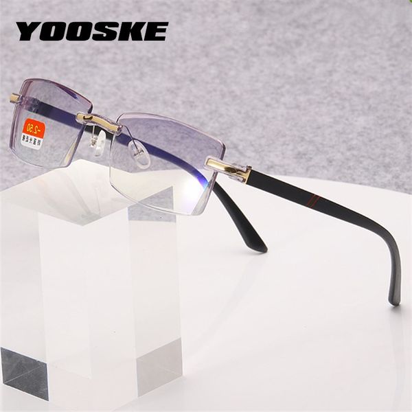yooske anti-blue light finished myopia glasses rimless eyeglasses students short sighted eyewear -1.0 -1.5 -2 -2.5 -3 -3.5 -4, Black
yooske anti-blue light finished myopia glasses rimless eyeglasses students short sighted eyewear -1.0 -1.5 -2 -2.5 -3 -3.5 -4, Black