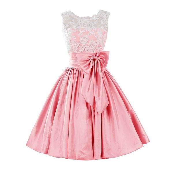 2019 lovely lace satin mini prom dresses with bow buttons plus size homecoming cocktail party special occasion gown vestido fiesta bh45, Blue;pink
2019 lovely lace satin mini prom dresses with bow buttons plus size homecoming cocktail party special occasion gown vestido fiesta bh45, Blue;pink
