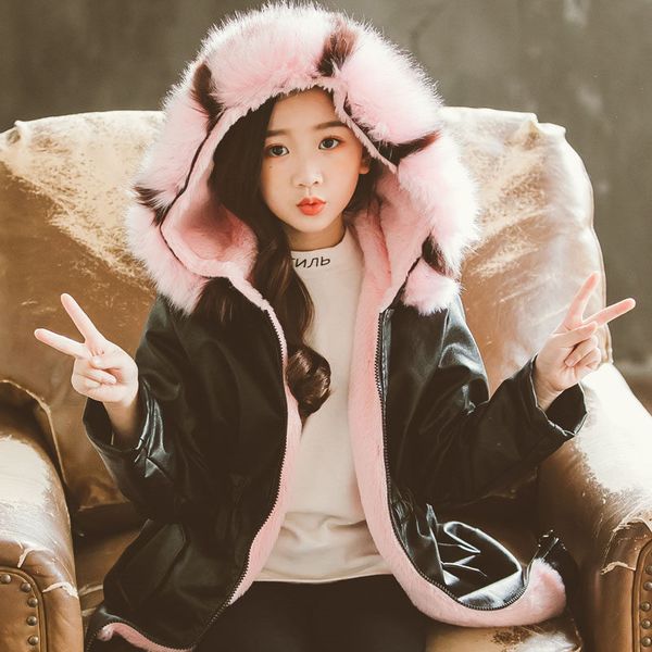 girl faux leather coat long leather hooded elastic waist trench coat 2019 autumn winter jacket for girl jacket outerwear, Blue;gray
girl faux leather coat long leather hooded elastic waist trench coat 2019 autumn winter jacket for girl jacket outerwear, Blue;gray