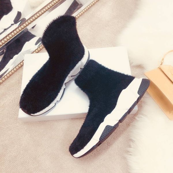 2019 new designer women/men casual shoes black plush genuine leather flat bottom post
2019 new designer women/men casual shoes black plush genuine leather flat bottom post