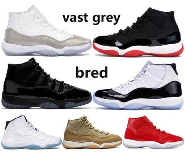 new vast grey bred 11 11s jumpman basketball shoes men women concord 45 cap and gown legend blue nightshade mens trainers 36-47
new vast grey bred 11 11s jumpman basketball shoes men women concord 45 cap and gown legend blue nightshade mens trainers 36-47