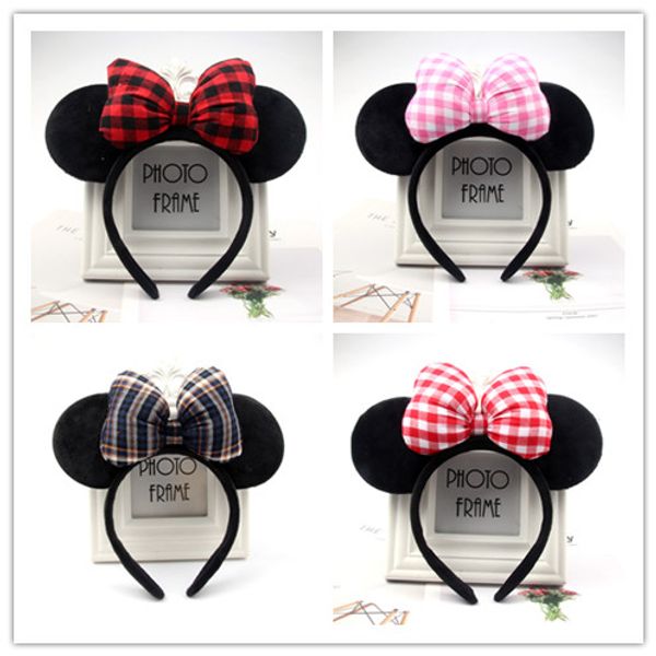 8 color girls princess lattice bow hair accessories mouse ears plaid headband baby kids halloween christmas hair band cosplay headdress hoop, Slivery;white
8 color girls princess lattice bow hair accessories mouse ears plaid headband baby kids halloween christmas hair band cosplay headdress hoop, Slivery;white