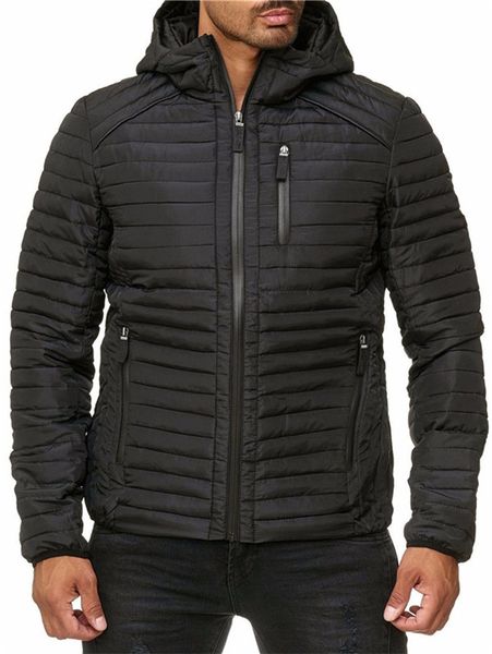 mens winter down jackets casual sample solid color thick long sleeved hooded jackets mens fashion coats, Black
mens winter down jackets casual sample solid color thick long sleeved hooded jackets mens fashion coats, Black