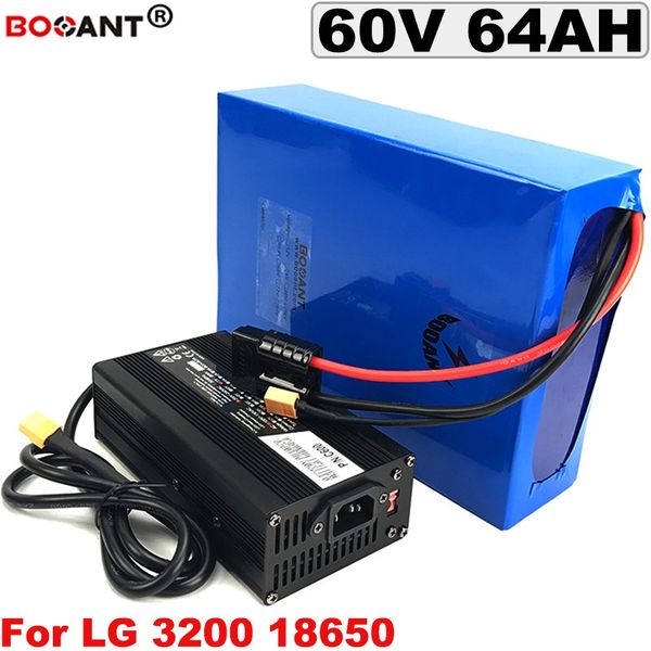 electric bike battery 60v 64ah for bafang bbshd 3000w motor for original lg 18650 cell e-bike lithium battery pack +5a charger
electric bike battery 60v 64ah for bafang bbshd 3000w motor for original lg 18650 cell e-bike lithium battery pack +5a charger