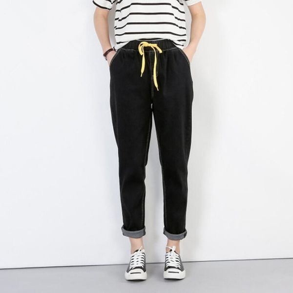 new autumn 2019, baggy ply-size jeans for ladies, fat mm200kg haren pants, high-waisted stretch pants for ladies, Blue
new autumn 2019, baggy ply-size jeans for ladies, fat mm200kg haren pants, high-waisted stretch pants for ladies, Blue