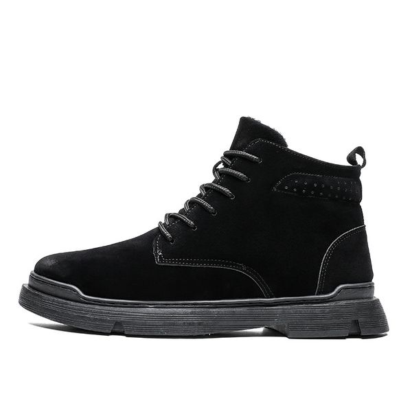 winter leather snow boots trend comfortable motocycle boot italian dress male footwear high oxford shoes men, Black
winter leather snow boots trend comfortable motocycle boot italian dress male footwear high oxford shoes men, Black