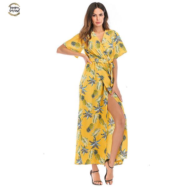 floral print summer dress women new casual deep v high fork long dress female elegant bohemian beach party dresses designer clothes, Black;gray
floral print summer dress women new casual deep v high fork long dress female elegant bohemian beach party dresses designer clothes, Black;gray
