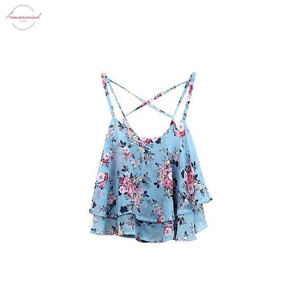 women tanks summer clothing spaghetti strap floral print chiffon shirt vest blouses crop tanks female, White
women tanks summer clothing spaghetti strap floral print chiffon shirt vest blouses crop tanks female, White