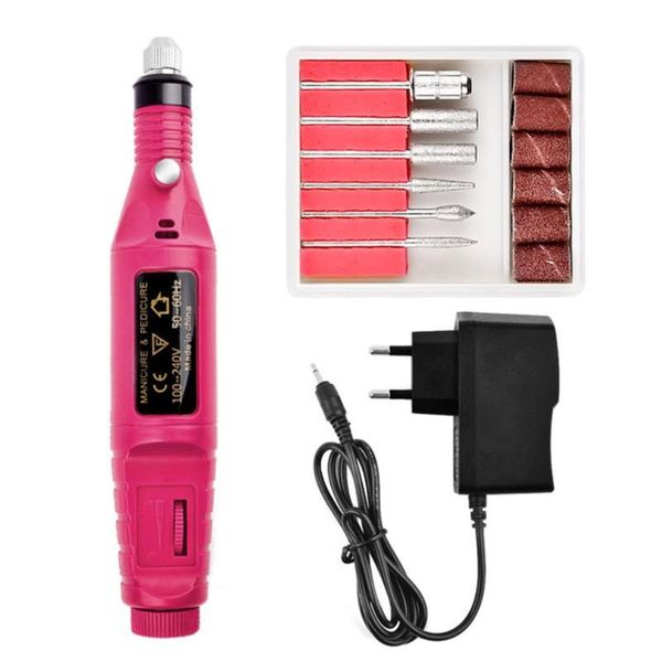 1set professional electric nail drill machine kit manicure machine nail art pen pedicure file art tools kit, Silver
1set professional electric nail drill machine kit manicure machine nail art pen pedicure file art tools kit, Silver
