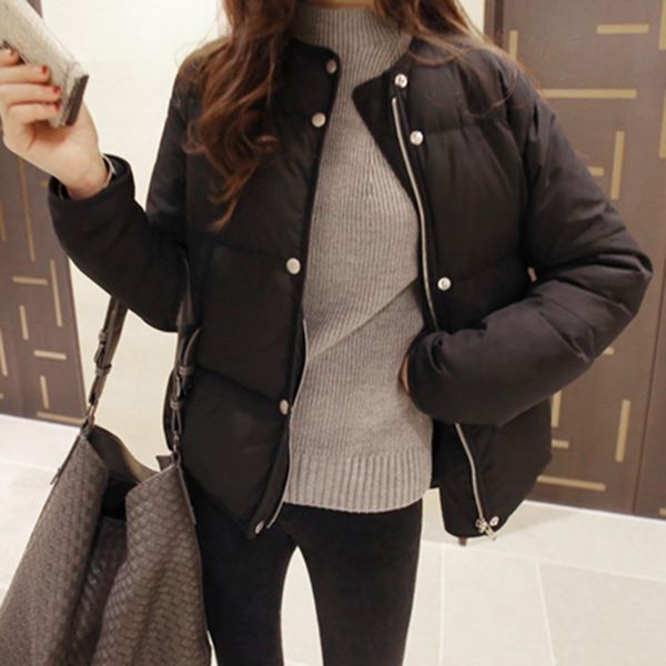 autumn cotton padded jacket women thick warm solid korean basic oversized parkas office ladies causal winter coats black outwear
autumn cotton padded jacket women thick warm solid korean basic oversized parkas office ladies causal winter coats black outwear