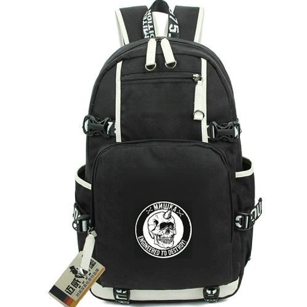 horn skull backpack mishka day pack engineered to destroy school bag computer packsack quality rucksack sport schoolbag outdoor daypack
horn skull backpack mishka day pack engineered to destroy school bag computer packsack quality rucksack sport schoolbag outdoor daypack