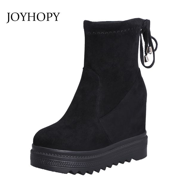2019 winter women stretch fabric short boots woman flat platform warm shoes plus size ladies suede height increasing snow boots, Black
2019 winter women stretch fabric short boots woman flat platform warm shoes plus size ladies suede height increasing snow boots, Black