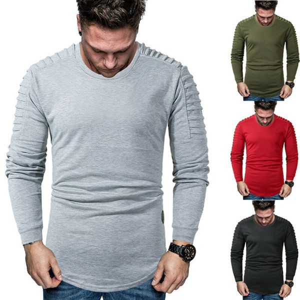 горячие мужчины футболка slim fit повседневные топы с длинным рукавом осенняя одежда мышцы тонкий тренажерный зал тройник новый, White;black
горячие мужчины футболка slim fit повседневные топы с длинным рукавом осенняя одежда мышцы тонкий тренажерный зал тройник новый, White;black